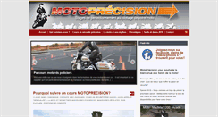 Desktop Screenshot of motoprecision.ca